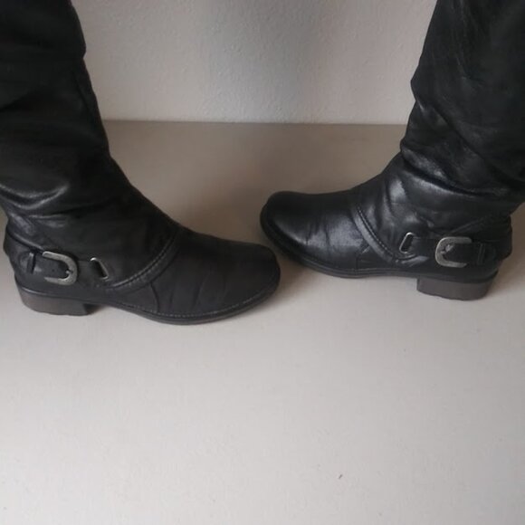Bare Traps Sheridan women's size 8W black knee high boots - Picture 6 of 11